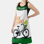 Tablier Nom personnalisé, Citations Irlandais Bénédiction  (Insitu)