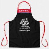 Tablier Nom Personnalisé, Couleur Créer Votre Propre Ap (Recto)