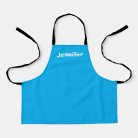 Nom personnalisé couleur unie bleu ciel