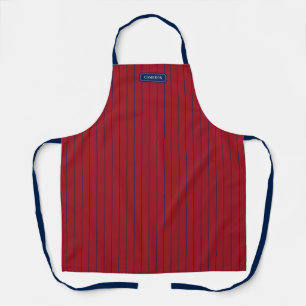Tablier Nom personnalisé Couleurs modifiables Bandes class
