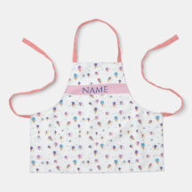 Nom personnalisé - Cute Ice Cream Motif Kids