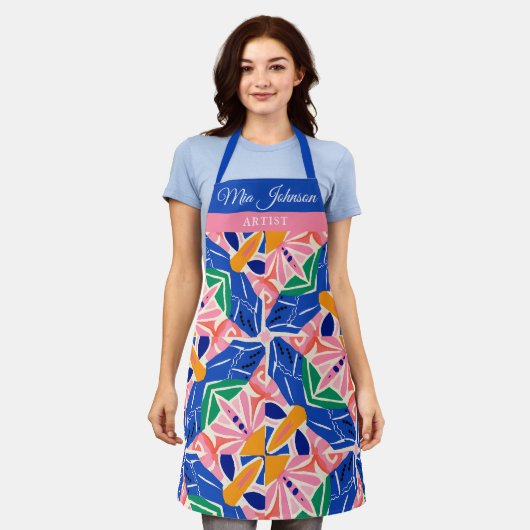 Tablier Nom personnalisé de l'écran de sélection de couleu (Porté)