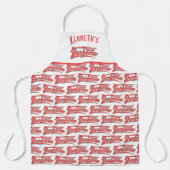 Tablier Nom personnalisé du barbecue Smokin (Recto)