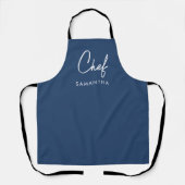 Tablier Nom personnalisé du chef (Recto)