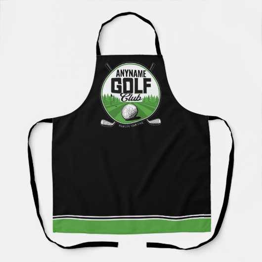 Tablier NOM personnalisé Golfing Pro Golf Club Player (Recto)
