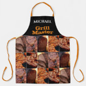 Tablier Nom personnalisé Grill Master Barbecue Viande-Barb (Recto)