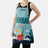 Tablier Nom personnalisé "Havana Nights" (Insitu)