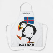 Tablier Nom personnalisé Islande (Recto)
