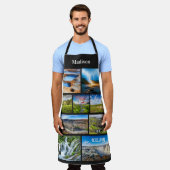Tablier Nom personnalisé Islande (Porté)