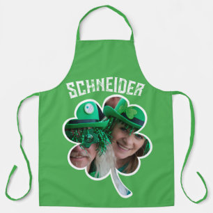 Tablier Nom personnalisé Jour de la Saint Patrick photo de