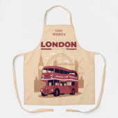 Tablier Nom personnalisé LONDON (Recto)
