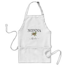 Nom Personnalisé Nonna Apron Personnalisé Avec Poc