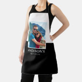 Tablier Nom personnalisé Photo noir blanc (Insitu)