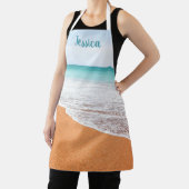 Tablier Nom personnalisé plage et mer (Insitu)