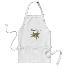 Tablier Nom personnalisé Poche de cuisson chef cuisine mon