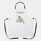 Tablier Nom personnalisé Ragdoll Chat Pet (Recto)