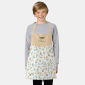 Tablier Nom personnalisé scandinave (Porté)