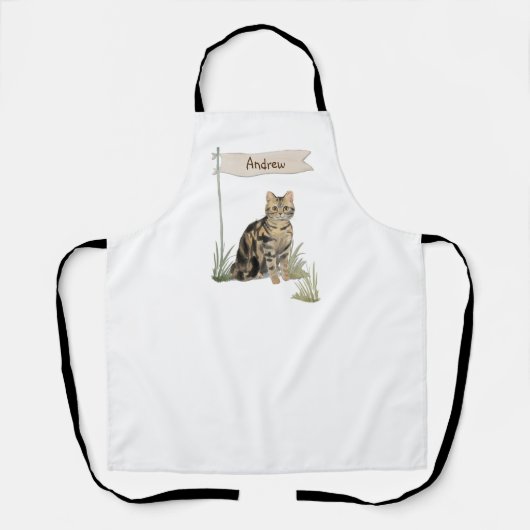 Tablier Nom personnalisé Tablet PC (Recto)