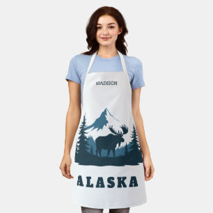 Tablier Nom personnalisé & Texte ALASKA