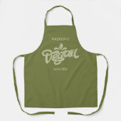 Tablier Nom personnalisé Vegan (Recto)