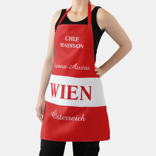 Tablier Nom personnalisé Wien - Vienne (Insitu)