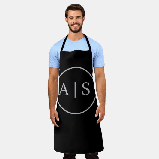 Tablier Nom personnel personnalisable (Porté)
