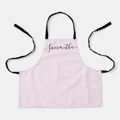 Tablier Nom Simple Chic Elegant Nom du script (Recto)