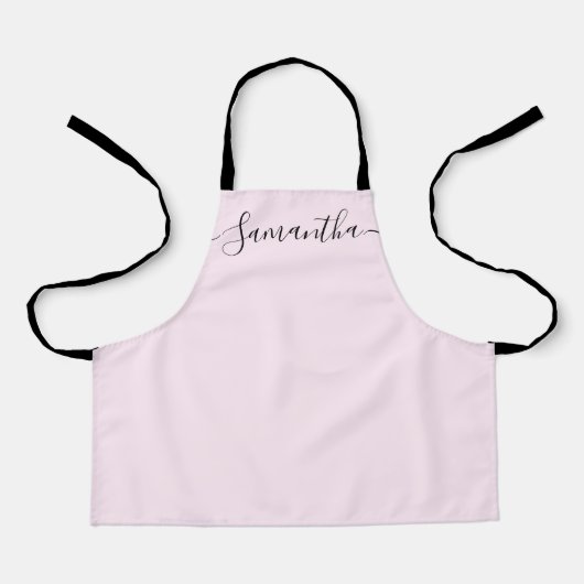 Tablier Nom Simple Chic Elegant Nom du script (Recto)