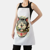 Tablier Noodle de chat japonais Anime ga Kawaii Chat (Insitu)