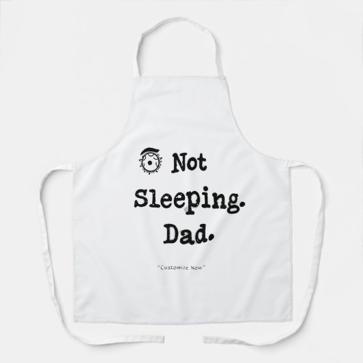 Tablier Not Sleeping Dad Apron – BBQ Nap Master Gift (Recto)