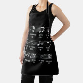 Tablier Notes musicales (Insitu)