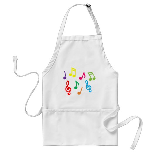 Tablier Notes musicales (Devant)