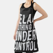 Tablier nothing is uncontrol (Insitu)