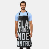 Tablier nothing is uncontrol (Porté)