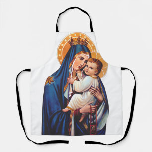 Tablier Notre-Dame du Mont-Carmel Art dévotionnel