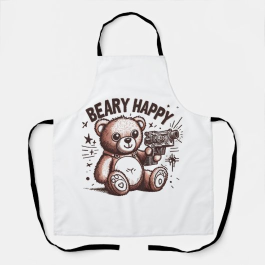 Tablier Nounours Beary Heureux (Recto)
