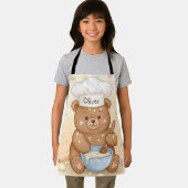Tablier Nounours en peluche mignon (Insitu)