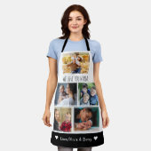 Tablier Nous Aimons Nana Grandkids 5 Photo Noir Et Blanc (Porté)