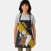 Tablier Nous Ours Nus - Dernière tranche de pizza (Insitu)