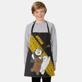 Tablier Nous Ours Nus - Dernière tranche de pizza (Porté)