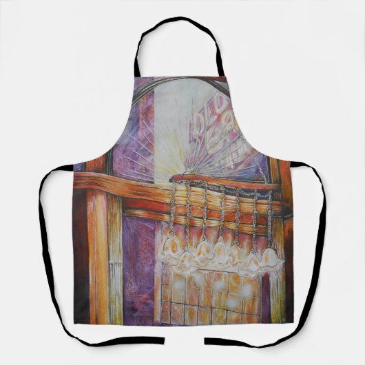 Tablier Nous sommes tous des papillons de nuit volant auto (Recto)