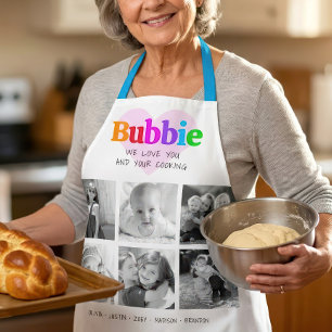 Tablier Nous vous aimons Bubbie Multicolore Gras 6 Collage