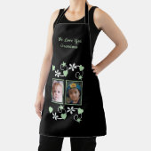 Tablier Nous vous aimons grand-mère 2 photo noir vert (Insitu)