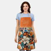 Tablier Nous vous aimons Grand-mère Fleurs tropicales 5 Ph (Porté)