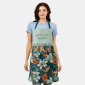 Tablier Nous vous aimons Grand-mère Fleurs tropicales 5 Ph (Porté)