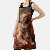 Tablier Nouvelle-Écosse Canard Terrier À L'Automne Feuille (Insitu)
