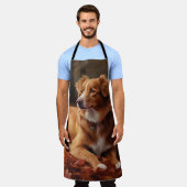 Tablier Nouvelle-Écosse Canard Terrier À L'Automne Feuille (Porté)