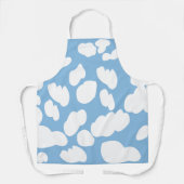 Tablier Nuages Ciel Bleu Nuages  (Recto)
