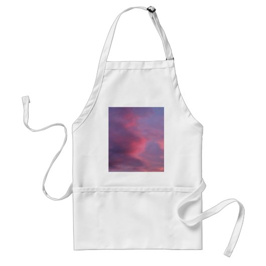 Tablier Nuages Rose Bleu (Devant)