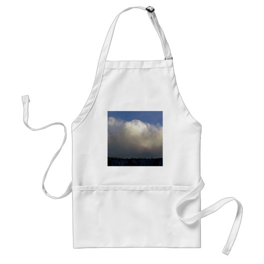 Tablier Nuages sur la crête (Devant)